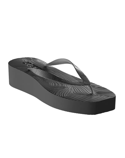 High Platform Flip Flop - Black - Sleepers 